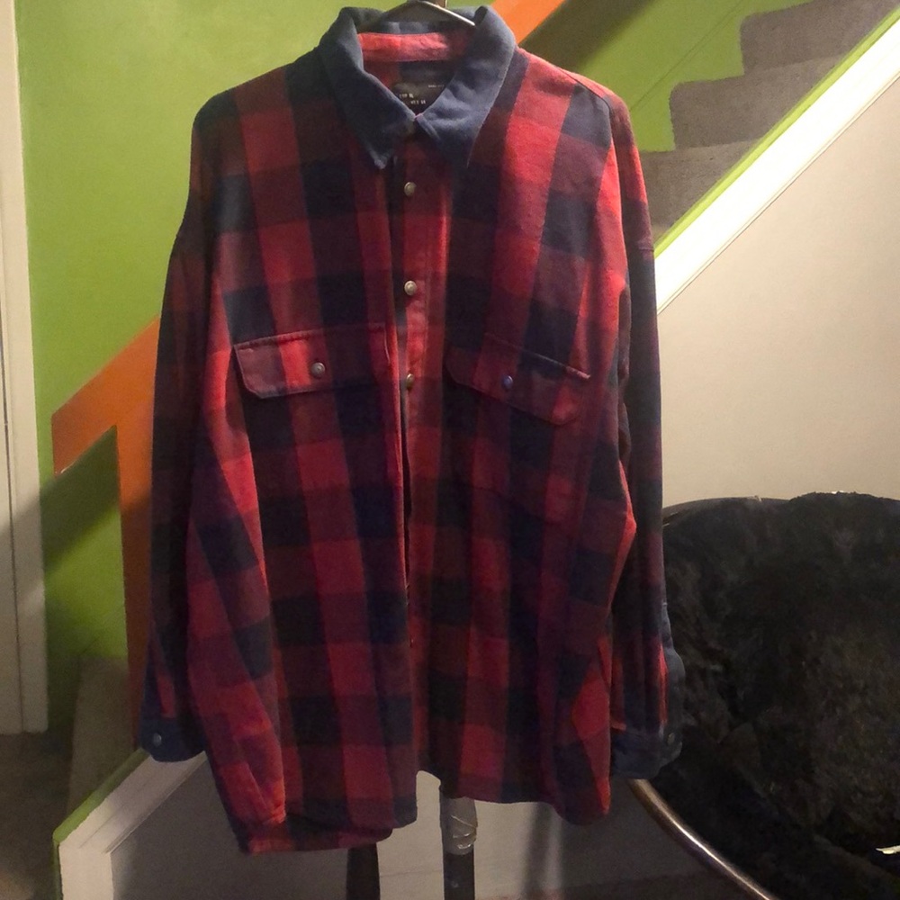 SOLD-Zara Man Demin wear shirt, XL, NWT.